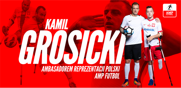 Kamil Grosicki - ambasador reprezentacji Polski Amp Futbol