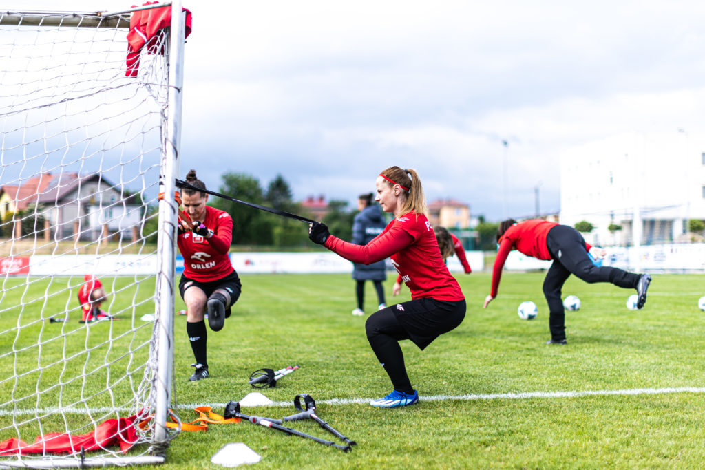 Reprezentacja Kobiet AMP FUTBOL trening