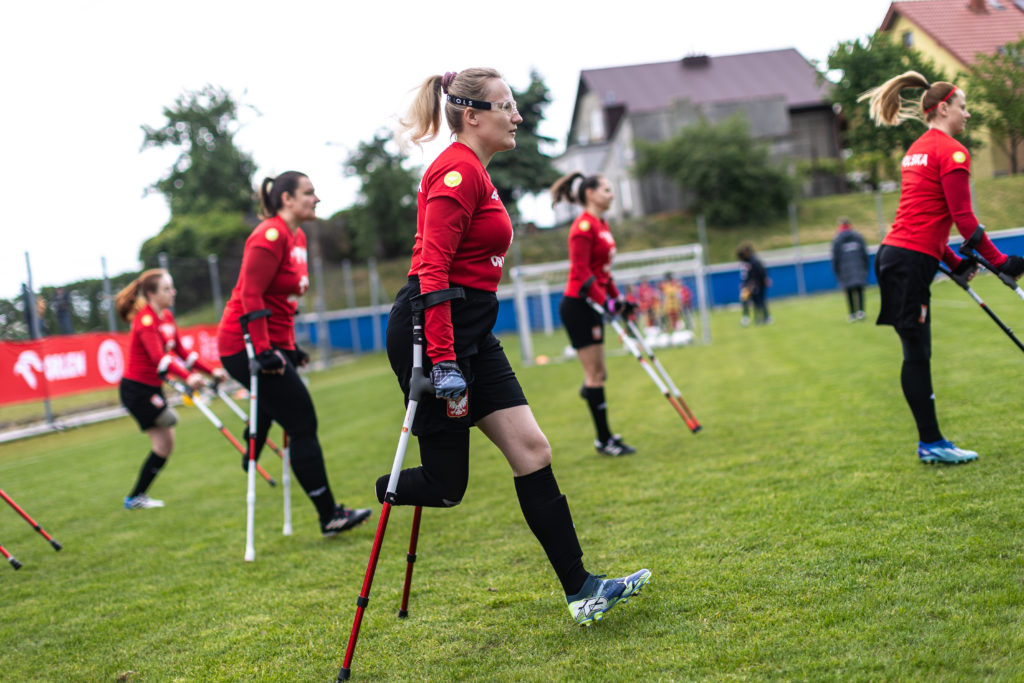 Reprezentacja Kobiet AMP FUTBOL trening