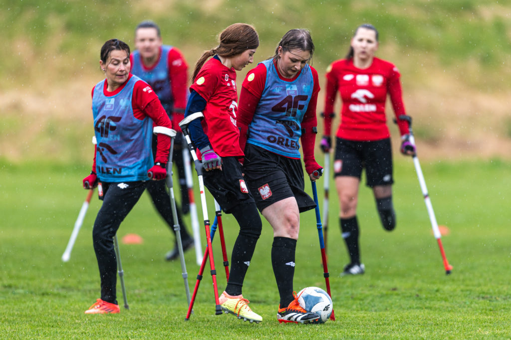 Reprezentacja Kobiet AMP FUTBOL trening